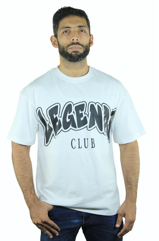 LEGENDS CLUB Oversized “Dice & Flames” Tee