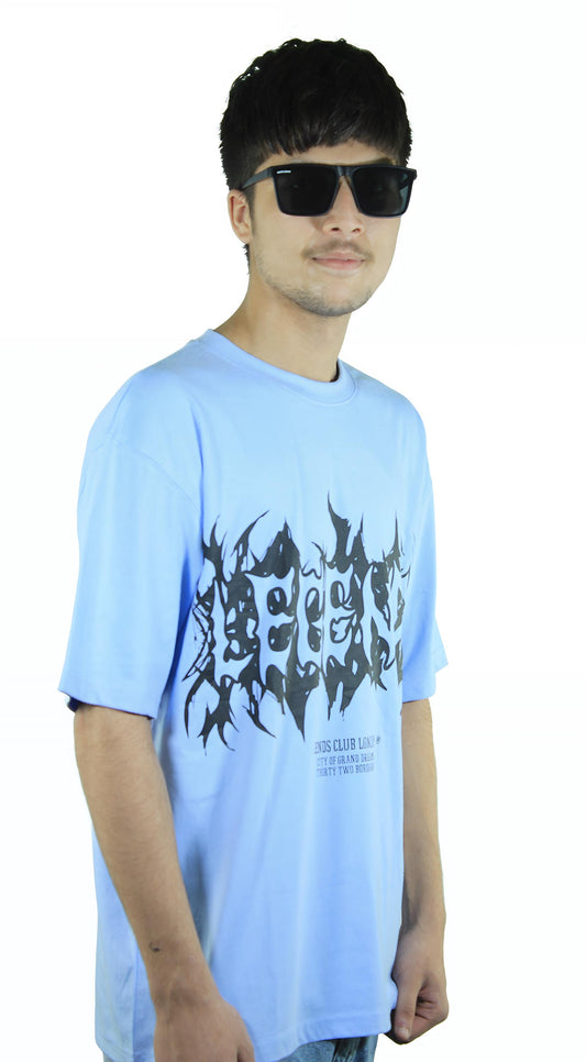Legends Club “Sky Flame” T-Shirt – Sky Blue