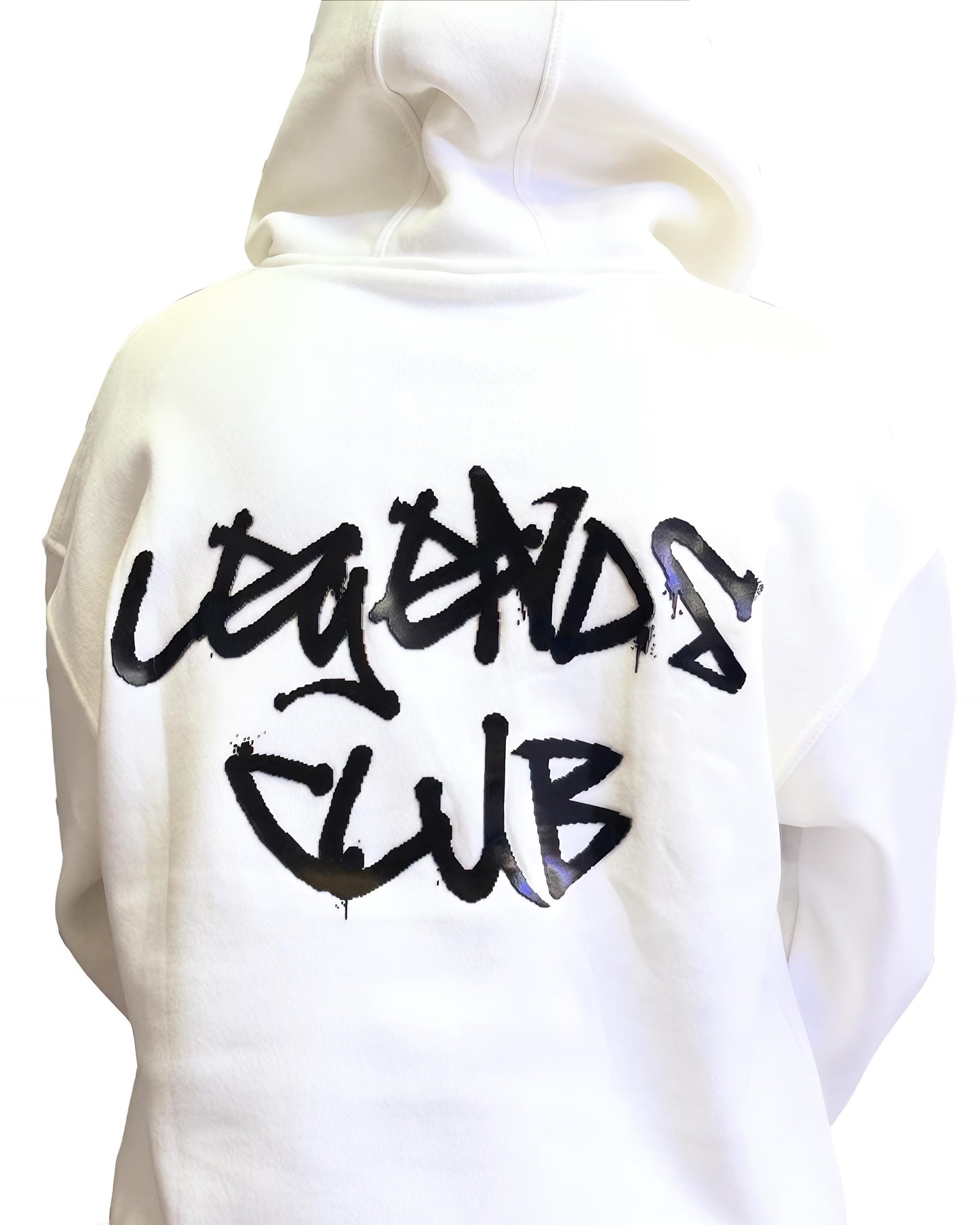 Legends Club Graffiti Hoodie – White