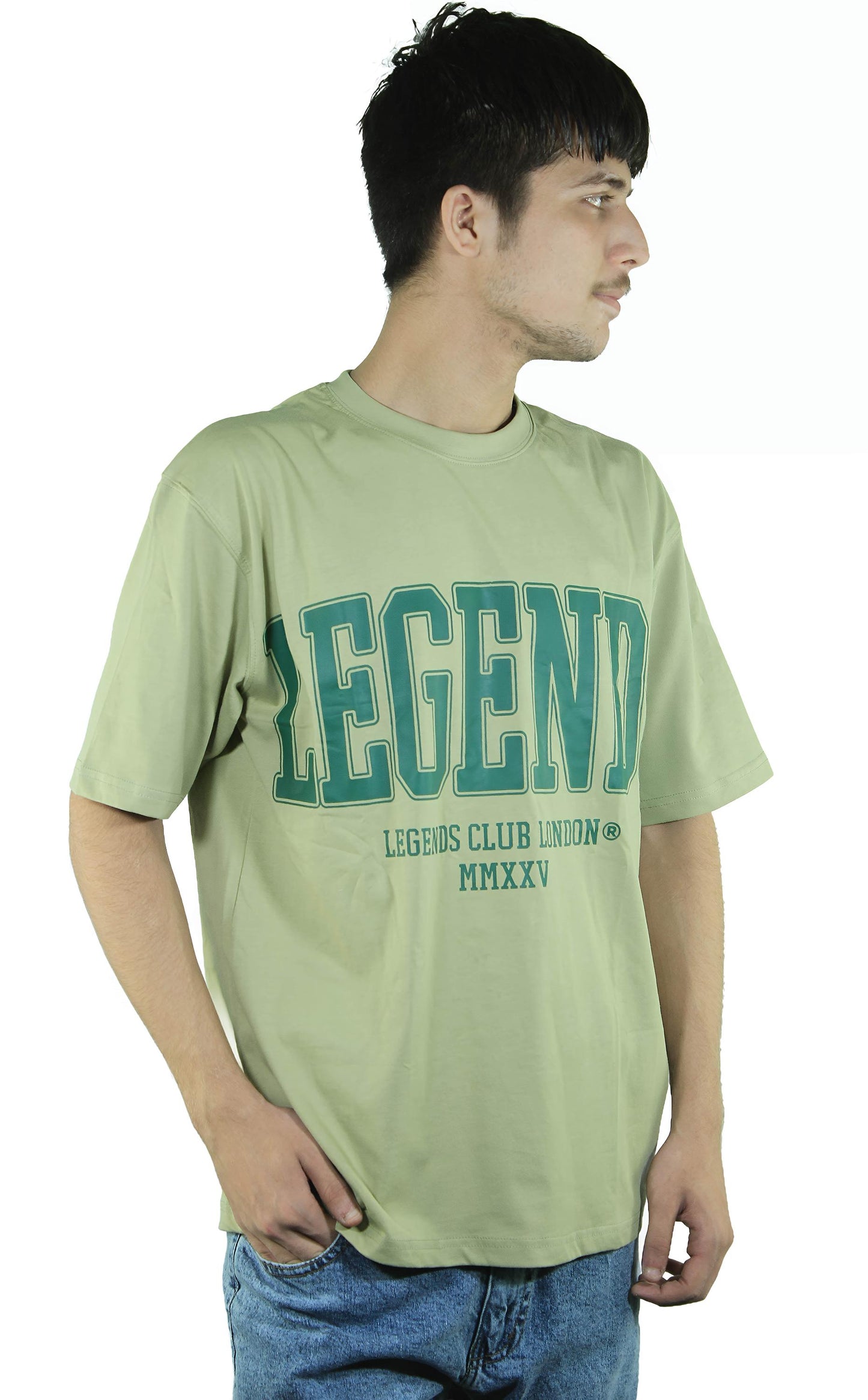 Legends Club “Sage Varsity” T-Shirt – Sage Green