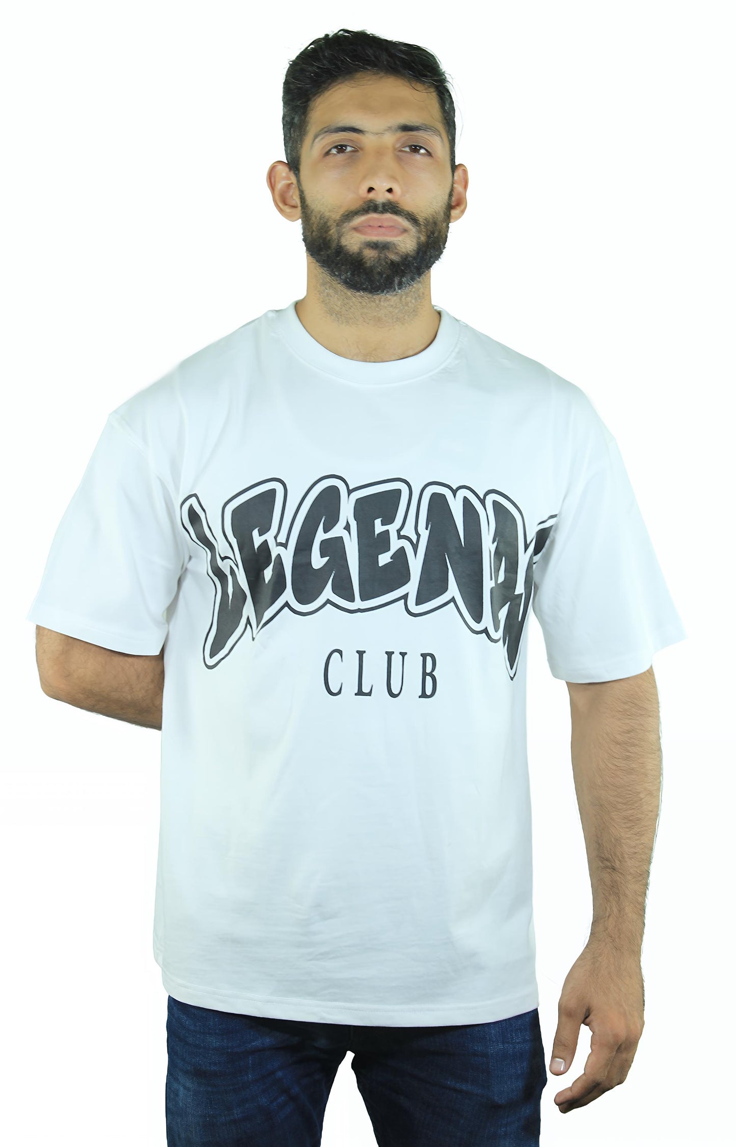 LEGENDS CLUB Oversized “Dice & Flames” Tee