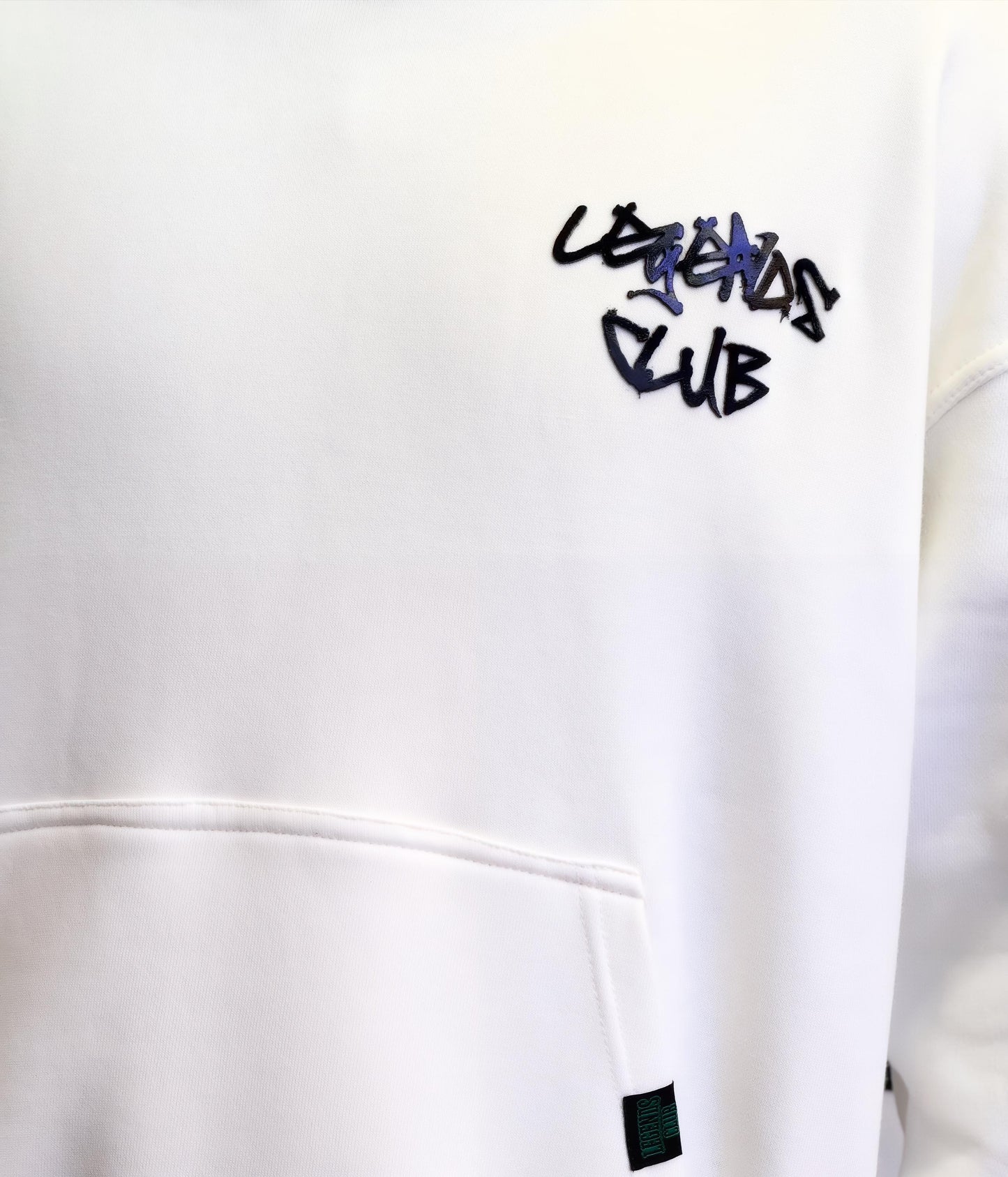 Legends Club Graffiti Hoodie – White