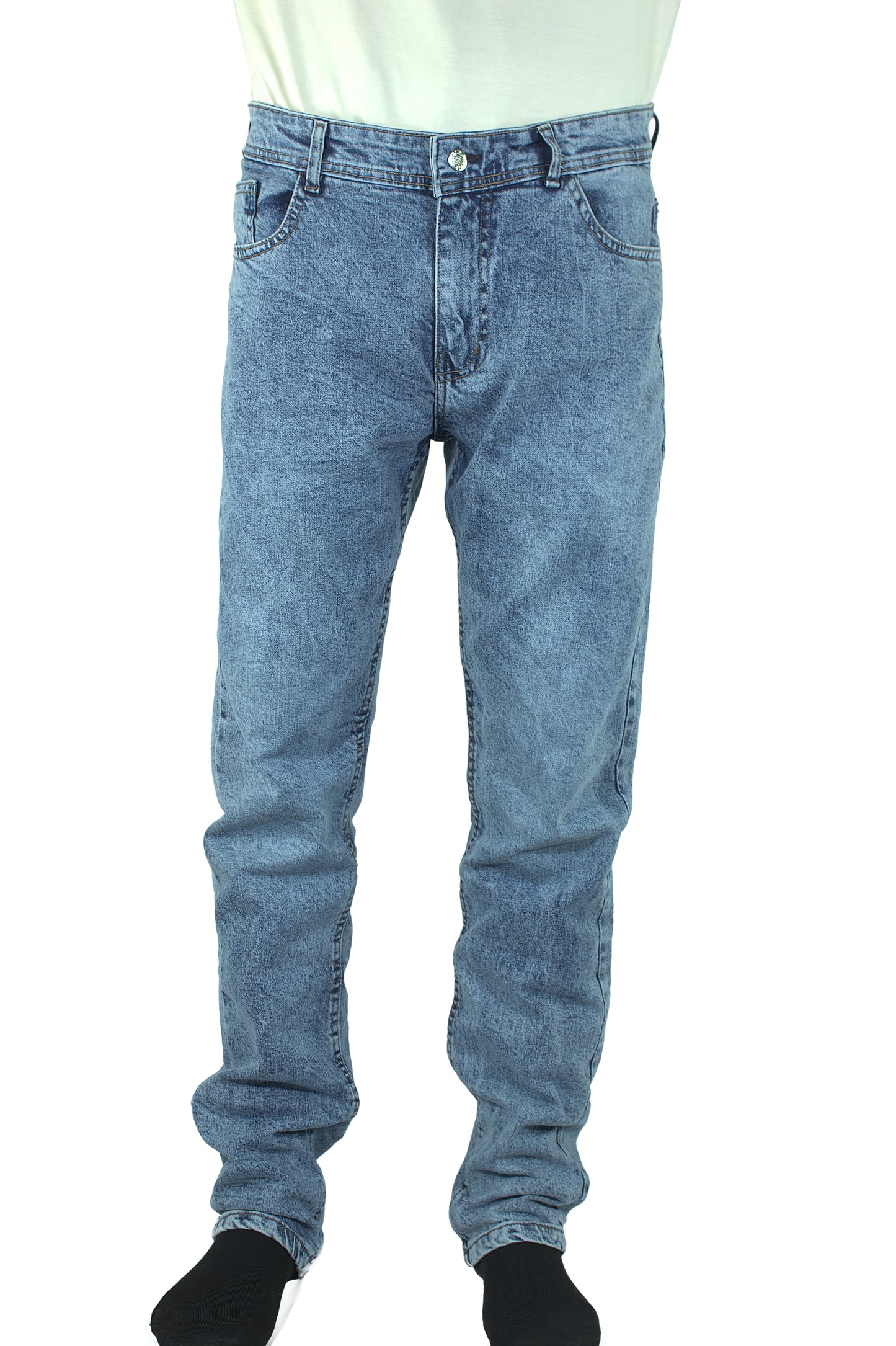 “Graffiti Patch” Denim – Light Wash