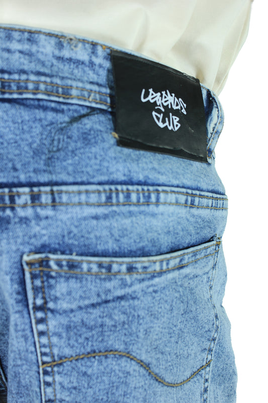 “Graffiti Patch” Denim – Light Wash