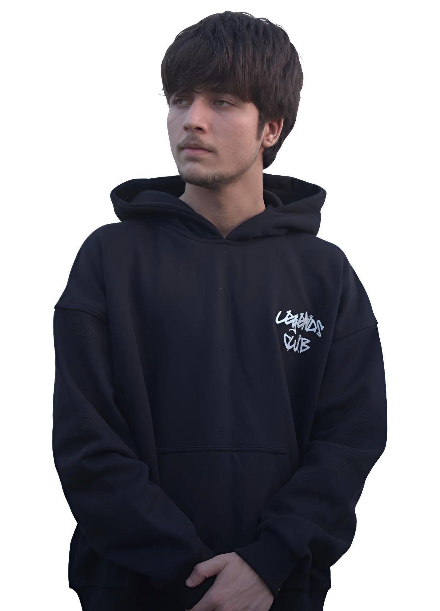 Legends Club Graffiti Hoodie – Black
