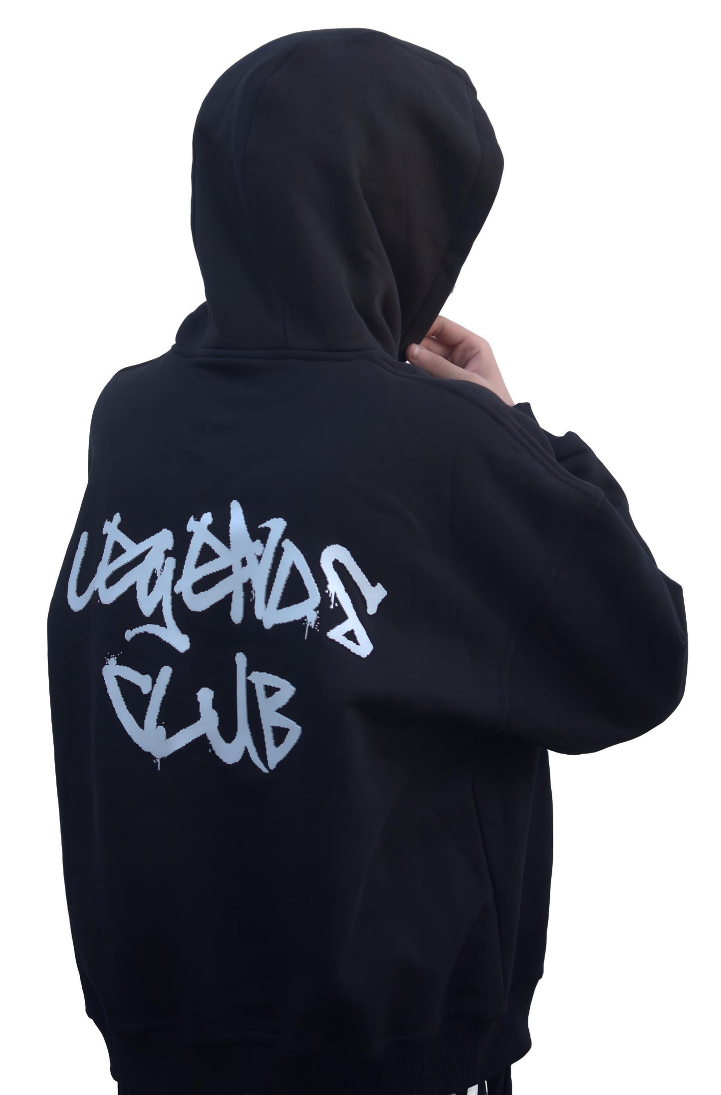 Legends Club Graffiti Hoodie – Black